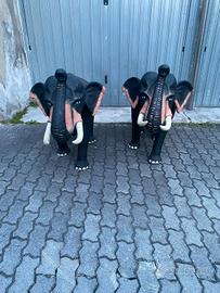 Coppia di Statue Elefante Grandi in Fibra - Origin