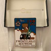 FERMACARTE RALLY MONTECARLO-SESTRIERE 1989