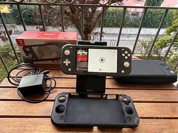 Nintendo switch lite perfetta grigio\nero