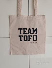 Tote Bag Team Tofu 100% Cotone