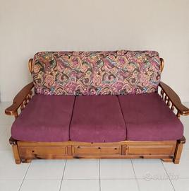 Divano letto country 