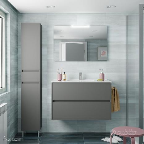 Mobile Bagno grigio low cost. Negozio