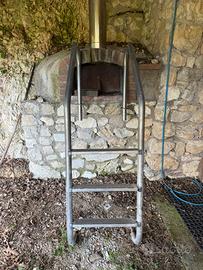 Scala piscina in acciaio inox