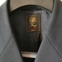 Travel jacket Fay vintage blu a 3 bottoni in lana.