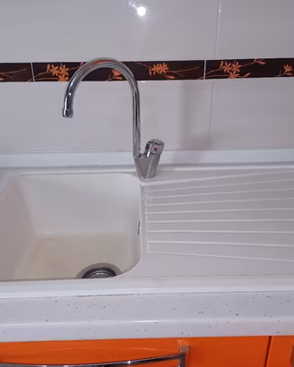 Lavandino da cucina ad incasso