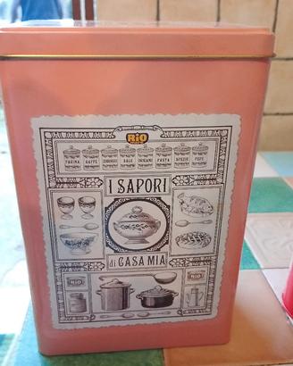  RARE  SCATOLE IN LATTA CUCINA 