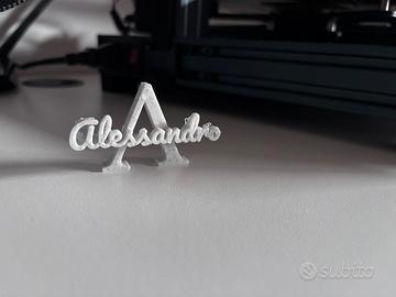 Lettere personalizzate in 3D