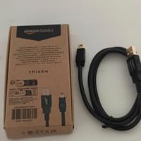 Cavo Amazon Basics USB 2.0 A – Mini USB B (NUOVO)