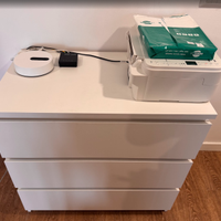 Cassettiera IKEA MALM 3 cassetti bianca Usata