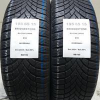2 GOMME 195 65 15 BRIDGESTONE RB100
