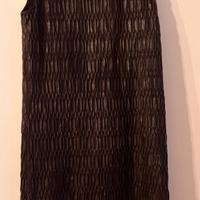 Liu Jo Abito Ecopelle Effetto Plissé Tg 44