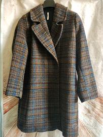 Cappotto Lumina motivo  scozzese a doppio petto