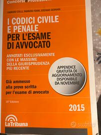 II codici civile per l’esame di avvocato-Colli,Fer
