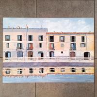 Luigi Bartolini Naviglio Grande Milano - Stampa