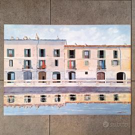 Luigi Bartolini Naviglio Grande Milano - Stampa