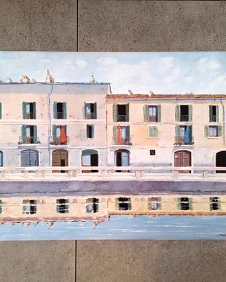 Luigi Bartolini Naviglio Grande Milano - Stampa