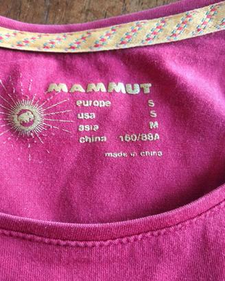 Mammut maglietta Tg. S colore rosso