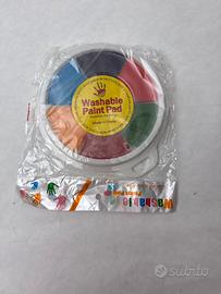 120 pezzi Set tamponi coloradi inchiostro lavabili