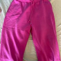 Pantaloni della tuta ZARA fuxia