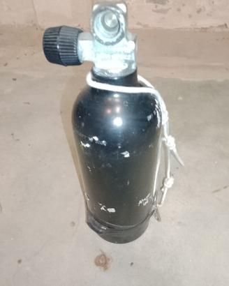 bombola subacquea in alluminio da litri 1,5