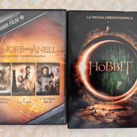 DVD lo hobbit e Il signore degli anelli
