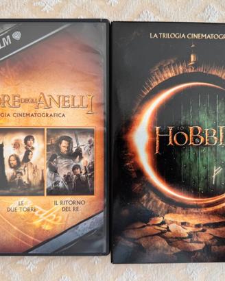 DVD lo hobbit e Il signore degli anelli