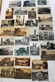 Lotto di 30 cartoline di Roma e dintorni