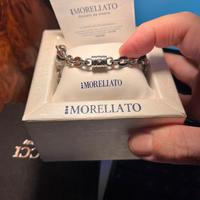 Bracciale uomo Morellato in acciaio con DIAMANTE