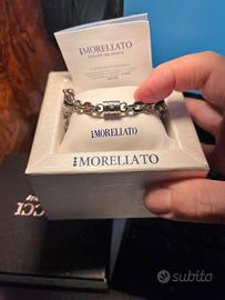 Bracciale uomo Morellato in acciaio con DIAMANTE