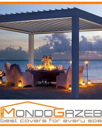 Pergola bioclimatica 3x4 Cosmos lamelle alu  4x3