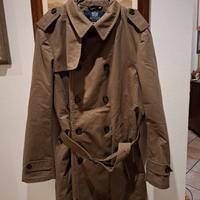 trench verde cachi tg 50 da uomo doppiopetto Boggi