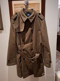 trench verde cachi tg 50 da uomo doppiopetto Boggi