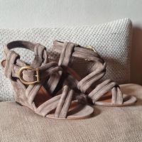 Sandali scamosciati donna