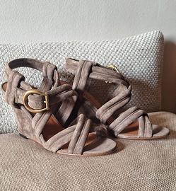 Sandali scamosciati donna