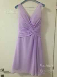 Abito damigella Lilla Taglia S Chiffon