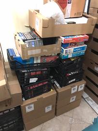 BLOCCO 500 VHS ORIGINALI FILM-MUSICA-DOC-AEREI