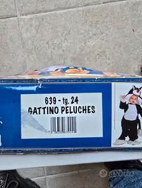 vestito di carnevale gattino di peluche