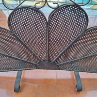 Parascintille camino ferro battuto 