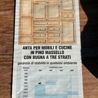 ANTE SORTELLI LEGNO MASSELLO NUOVE BUGNA A 3STRATI