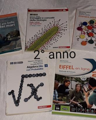 libri scolastici 2° anno liceo