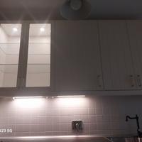 pensili cucina scolapiatti vetrina led
