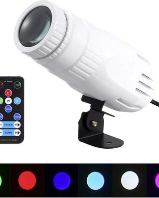FARETTO SPOT LED 20W RGBW RGB PINSPOT LENTE FUOCO