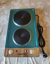 Piano di cottura con due piastre elettriche