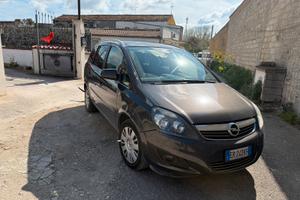 Opel zafira b sette posti turbo metano