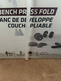 Panca reclinabile con portabilanciere