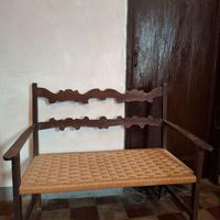 PANCA IN LEGNO e 4 sedie, 15 euro l'una