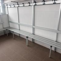 Panche da spogliatoio in alluminio