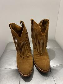 Saint Laurent New Western 80 stivali western