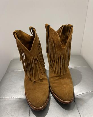 Saint Laurent New Western 80 stivali western