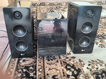 Impianto stereo home LG micro.